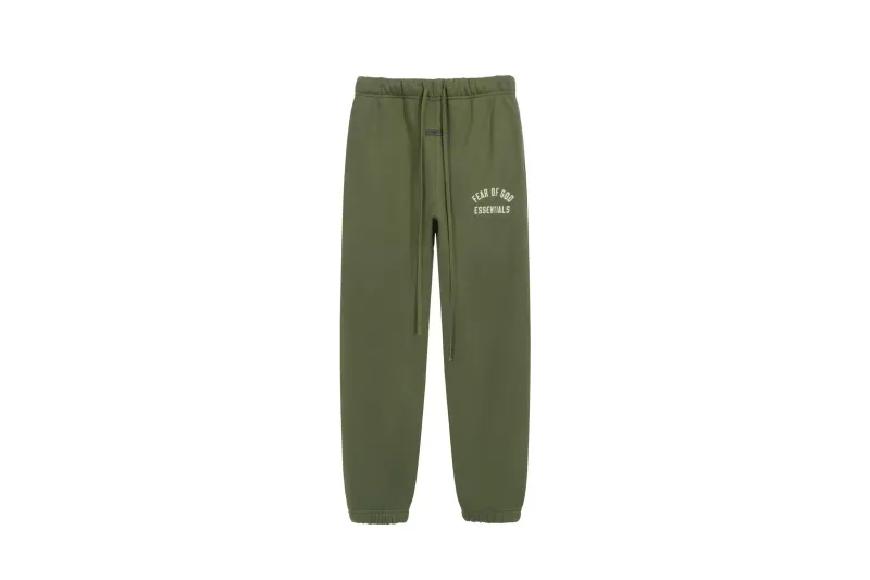 Fear of God Essentials Fleece Sweatpant Black/Military/Shell