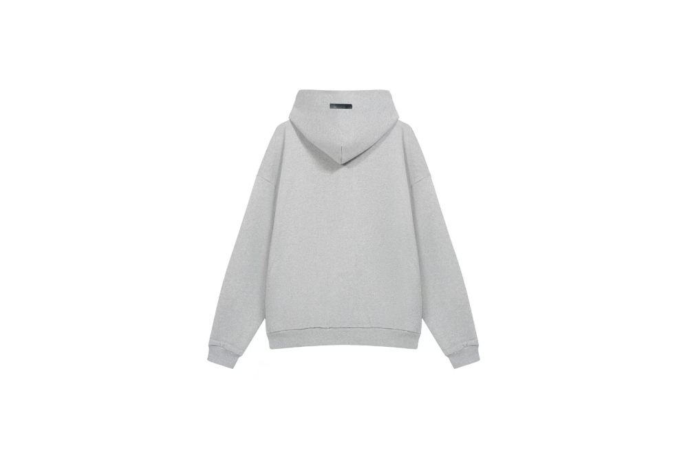 RSNOW Fear of God Essentials Fleece Hoodie Black/Dark Heather/Military