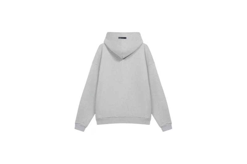 RSNOW Fear of God Essentials Fleece Hoodie Black/Dark Heather/Military