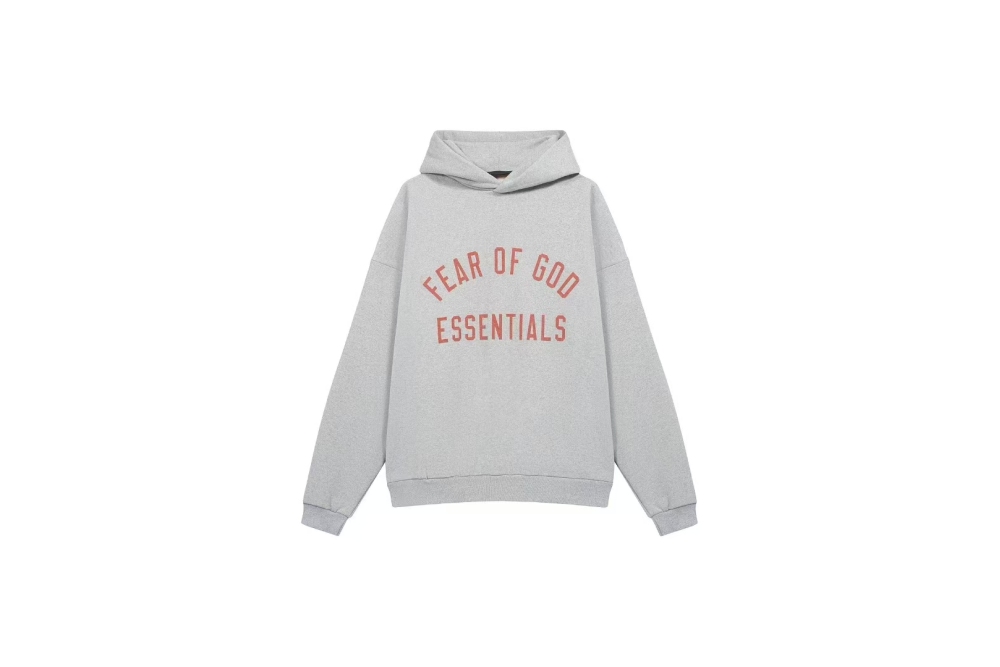 RSNOW Fear of God Essentials Fleece Hoodie Black/Dark Heather/Military