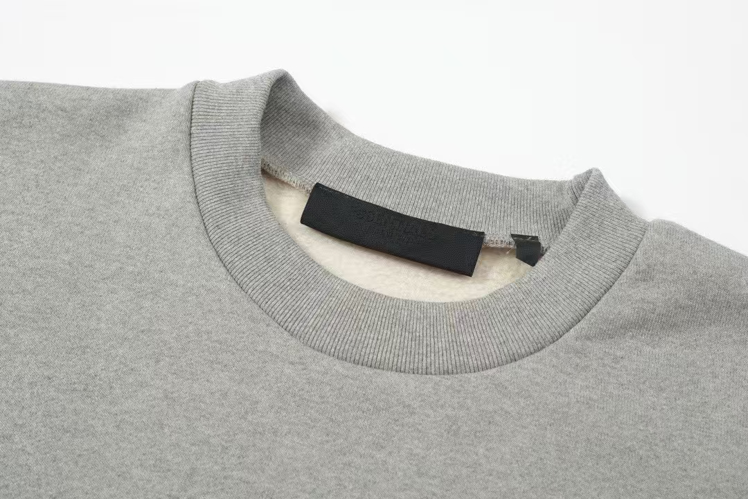 RSNOW Fear of God Essentials Jersey Long Sleeve Tee Black/Dark Heather