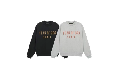 RSNOW Fear of God Essentials Jersey Long Sleeve Tee Black/Dark Heather 01