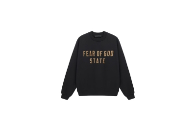 RSNOW Fear of God Essentials Jersey Long Sleeve Tee Black/Dark Heather 02