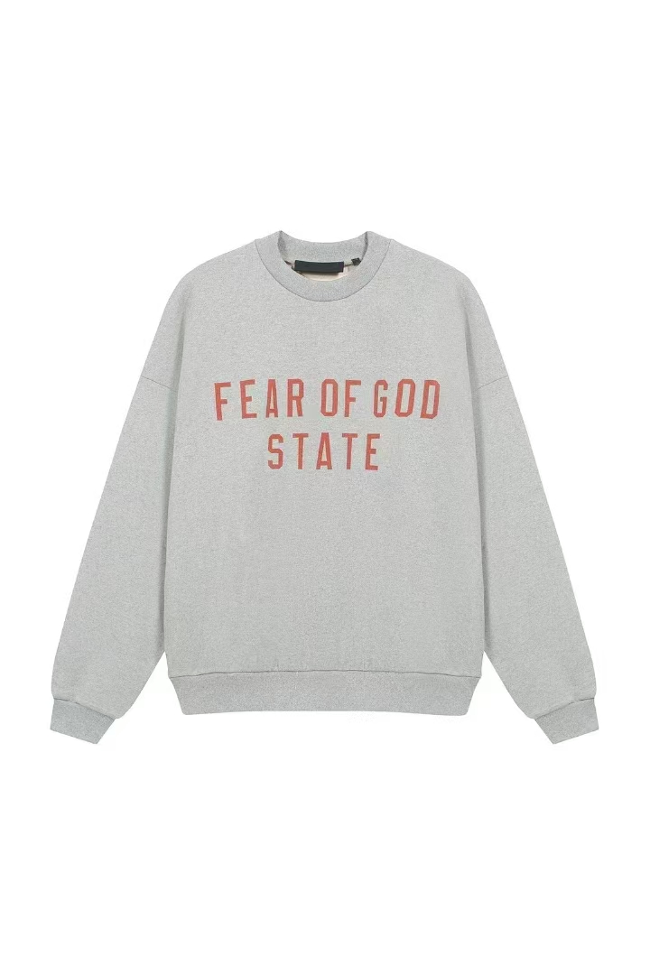 RSNOW Fear of God Essentials Jersey Long Sleeve Tee Black/Dark Heather