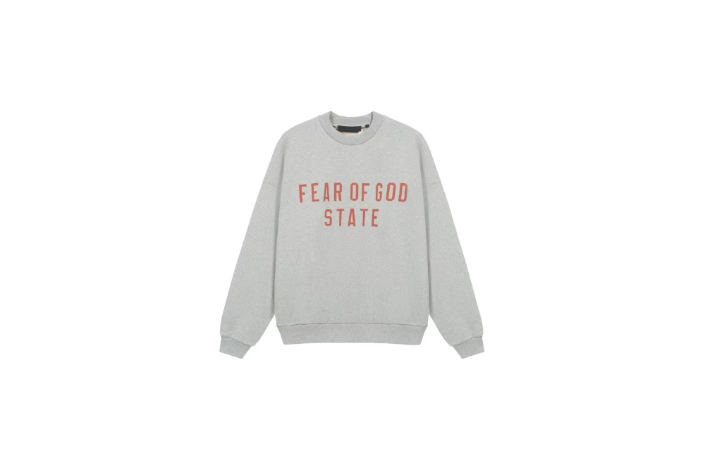 RSNOW Fear of God Essentials Jersey Long Sleeve Tee Black/Dark Heather