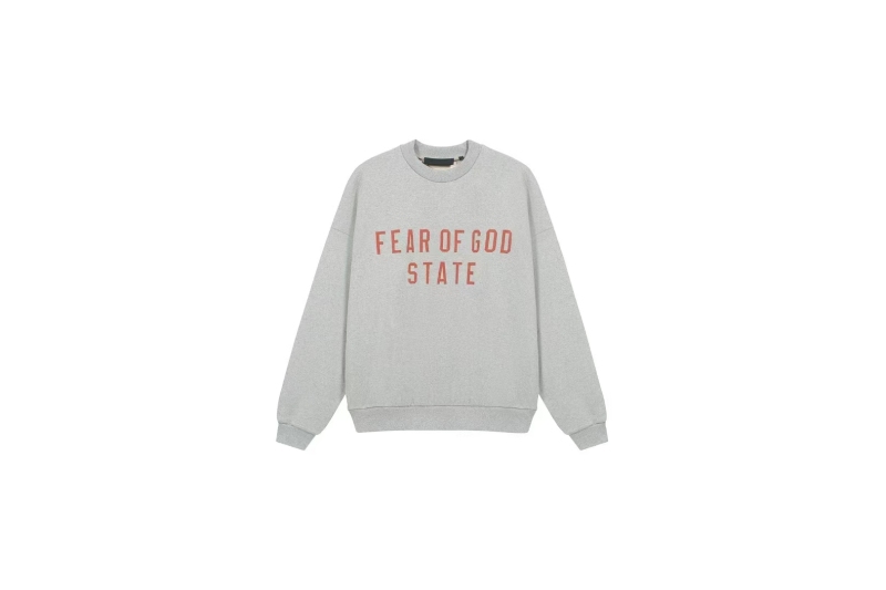 RSNOW Fear of God Essentials Jersey Long Sleeve Tee Black/Dark Heather