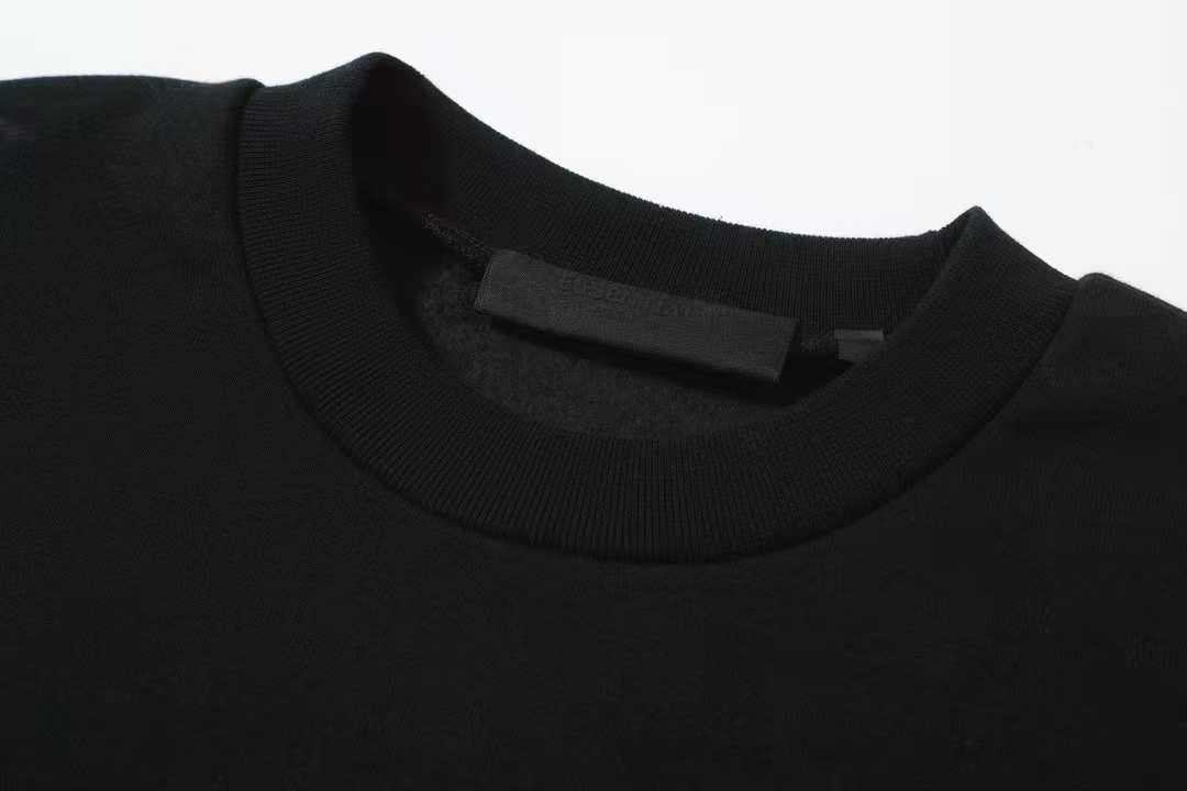 RSNOW Fear of God Essentials Jersey Long Sleeve Tee Black/Dark Heather