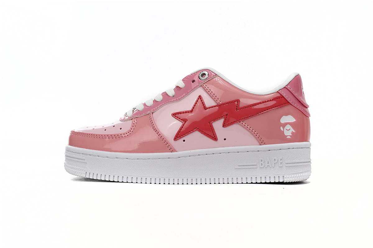 Fake Bapesta Color Camo Combo Pink