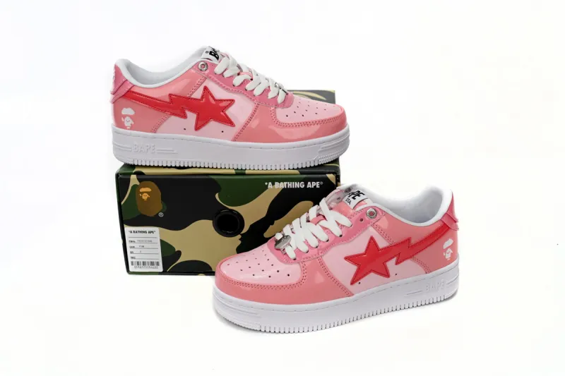 Replica Bapesta Color Camo Combo Pink