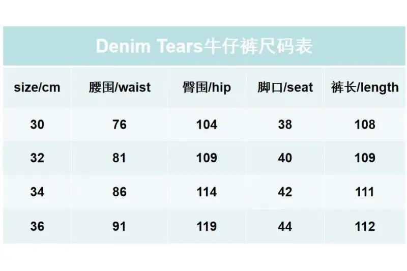 Denim Tears Jean Light Wash