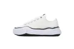 Maison Mihara Yasuhiro White and Black Lines Rep Sneakers