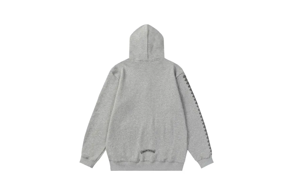 Chrome Heart Grey Hoodie 8301