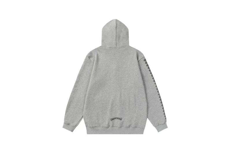 Chrome Heart Grey Hoodie 8301