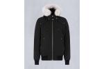 Moose Knuckles Original Ballistic Neoshear Bomber Jacket Black