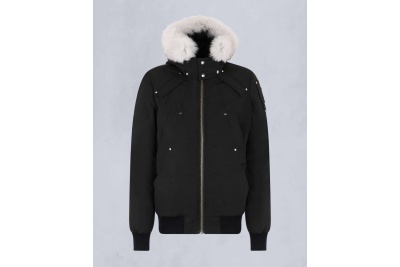 Moose Knuckles Original Ballistic Neoshear Bomber Jacket Black 01