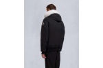Moose Knuckles Original Ballistic Neoshear Bomber Jacket Black