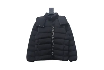 Moncler Black Ume Short Down Jacket 01