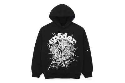 Sp5der OG Web Hoodie Black 01