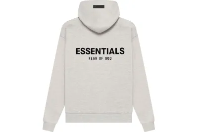 Fear of God Essentials Hoodie Light Oatmeal 02