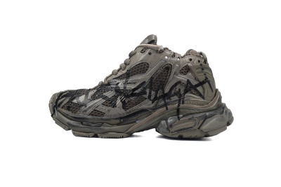 Balenciaga Runner Sneaker Black Brown 677402 W3RB2 2010 01