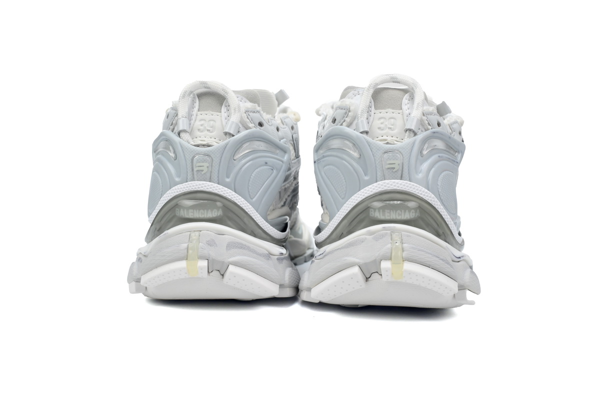 Balenciaga Runner Sneaker White Silver 677402 W3RB2 8100