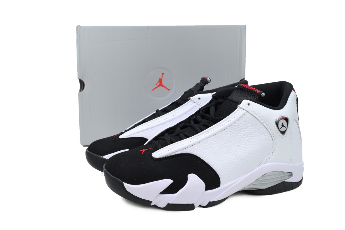 Jordan 14 Retro Black Toe (2024) Repssneaker 487471-160
