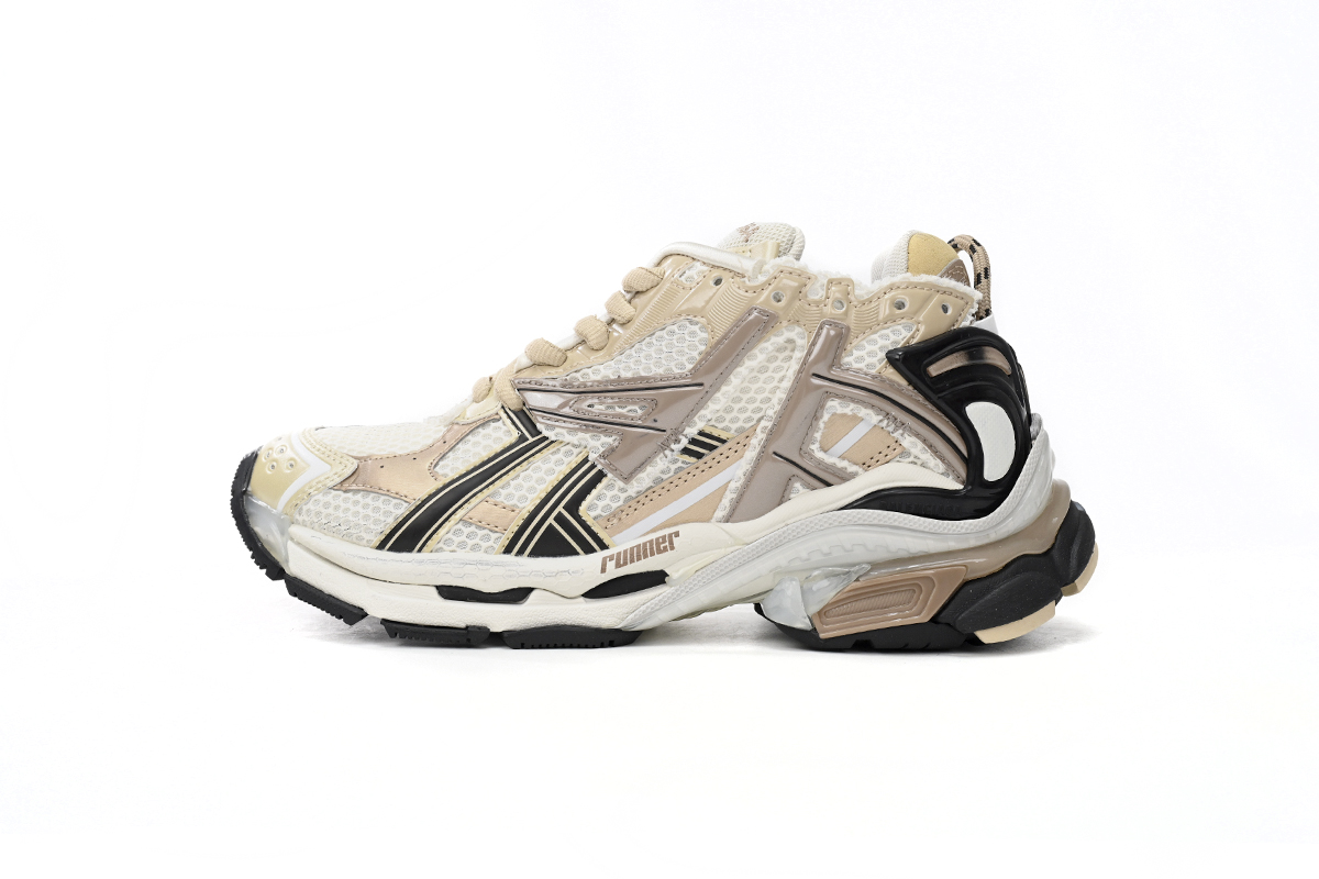 Balenciaga Runner Beige Black White 677403W3RB39891