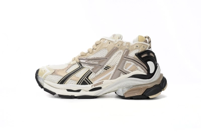 Balenciaga Runner Beige Black White 677403W3RB39891 01