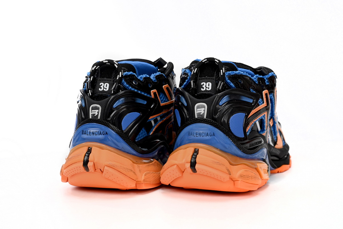 Balenciaga Runner Blue Orange Black 677403W3RB34719