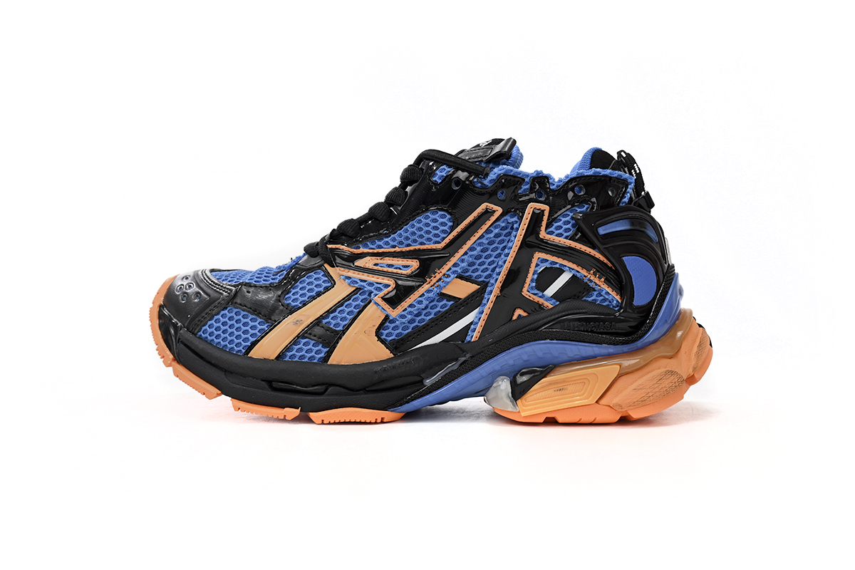 Balenciaga Runner Blue Orange Black 677403W3RB34719