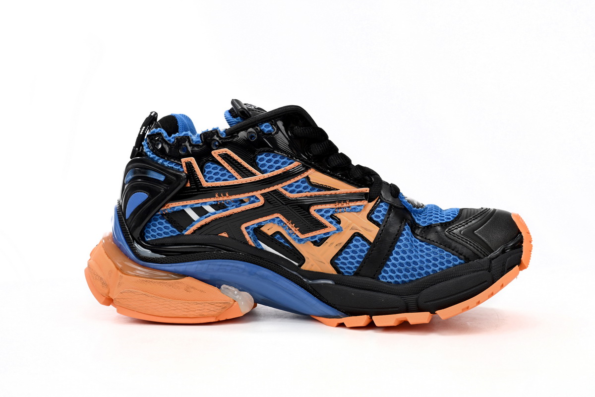 Balenciaga Runner Blue Orange Black 677403W3RB34719