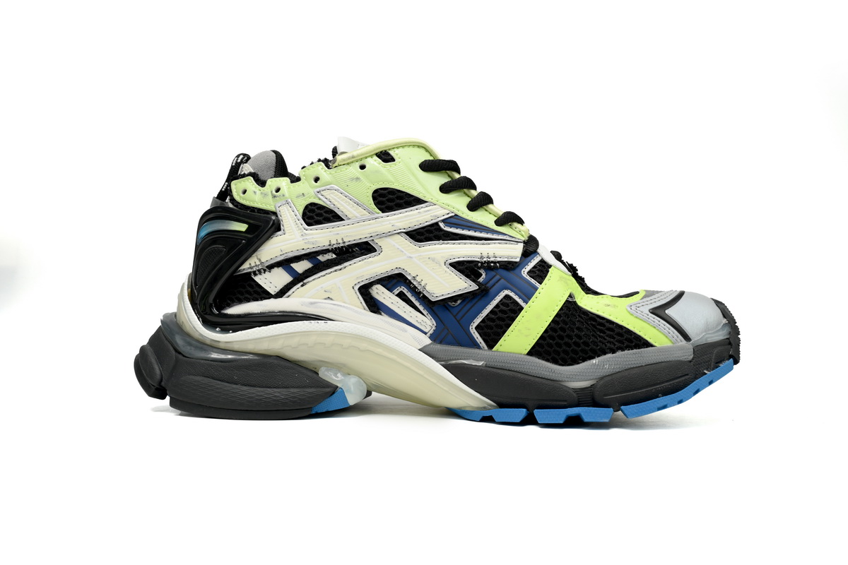 Balenciaga Runner Green Blue Black Grey 677403W3RB55179