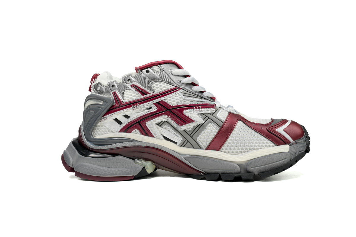 Balenciaga Wmns Runner Sneaker 'White Burgundy' 677402 W3RB3 9069