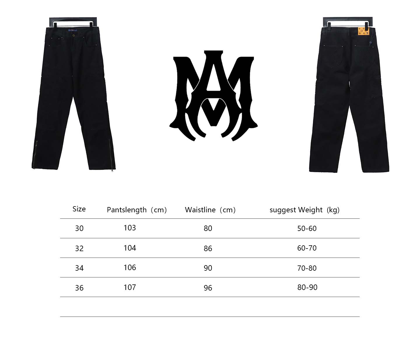 AMIRI MX1 Washed Zipper Jeans Black