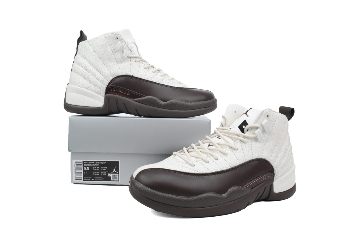 Air Jordan 12 SoleFly Cafecito Fake