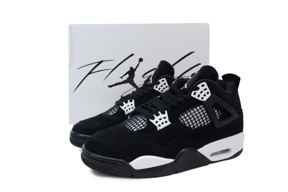 Jordan 4 Black White