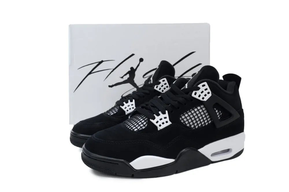 Jordan 4 Black White