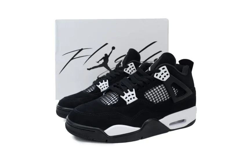 Jordan 4 Black White