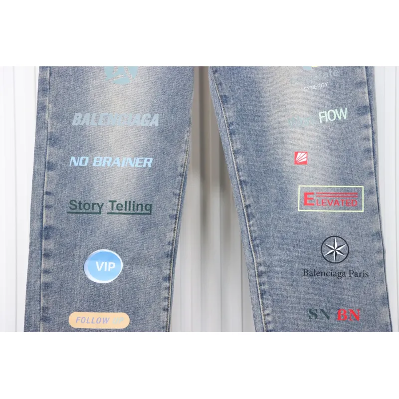 Balenciaga Jeans Light Blue