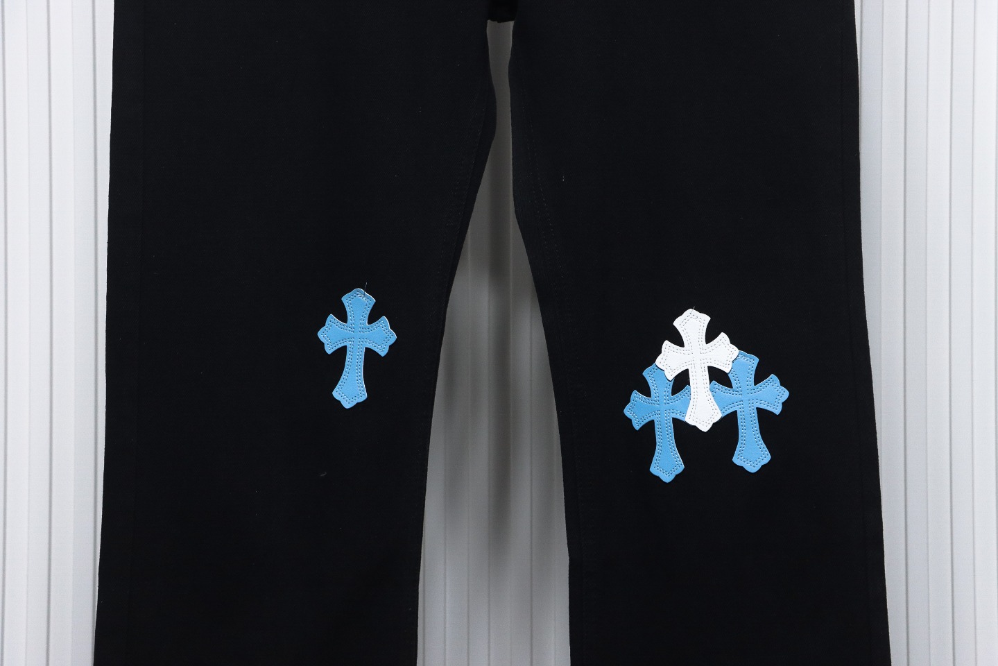 Chrome Hearts Pants Black Blue