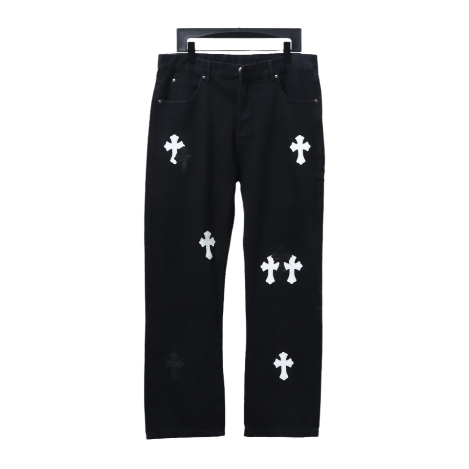 Chrome Hearts Pants Black RSNOW