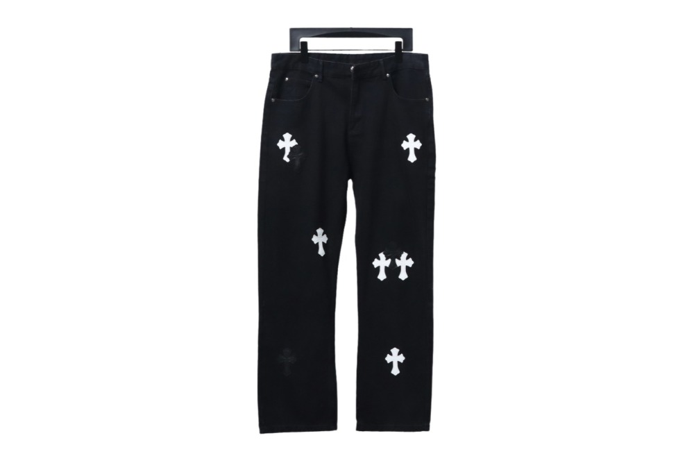 Chrome Hearts Pants Black RSNOW