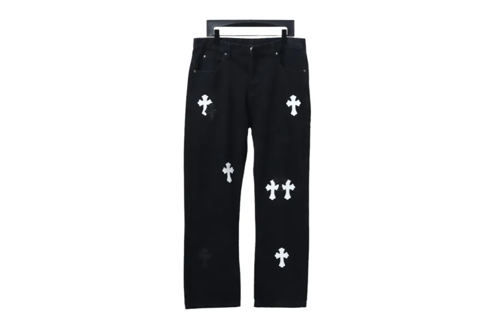 Chrome Hearts Pants Black RSNOW