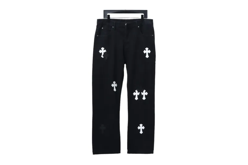 Chrome Hearts Pants Black RSNOW