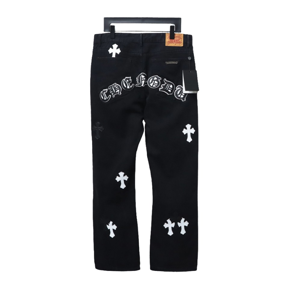 Chrome Hearts Pants Black RSNOW