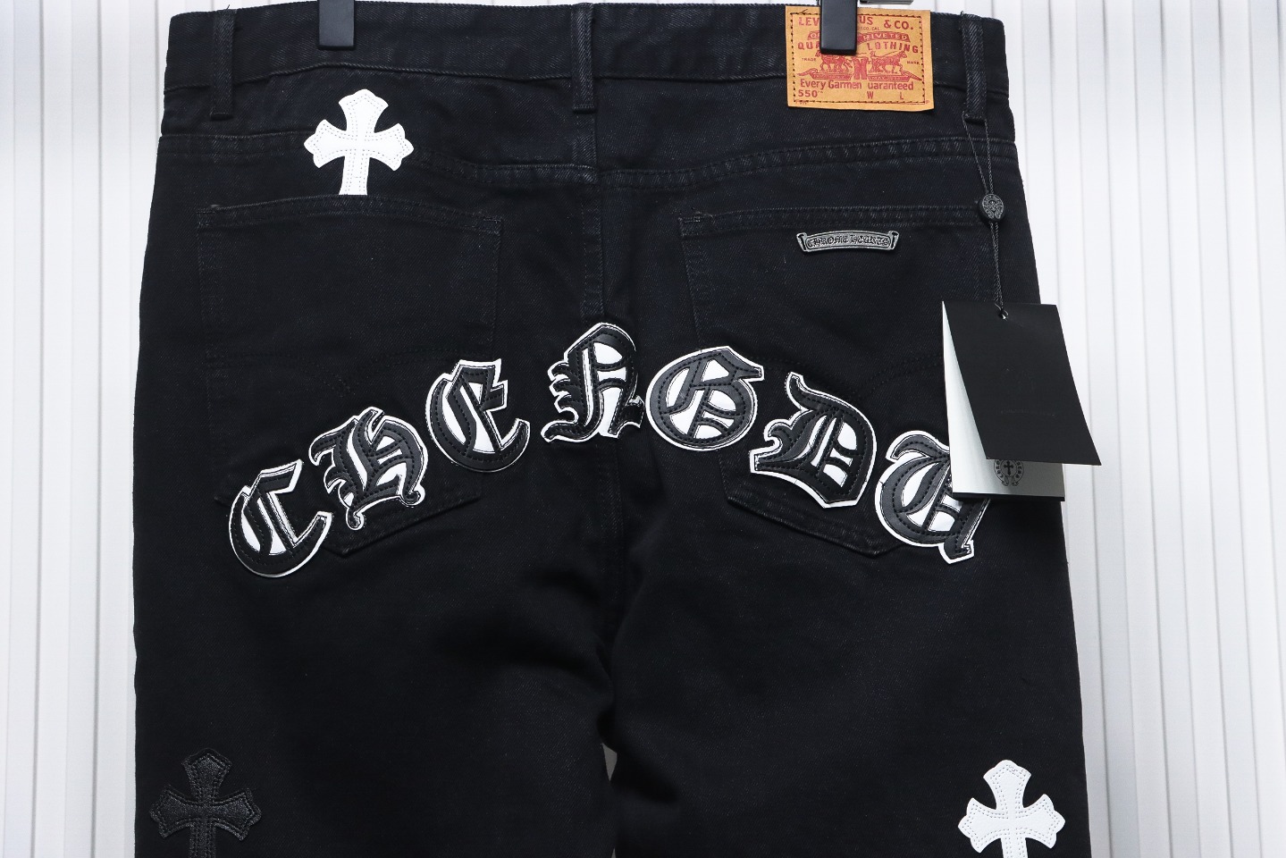 Chrome Hearts Pants Black RSNOW