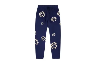 Denim Tears x CPFM Cactus Tears Wreath Sweatpants Purple 01