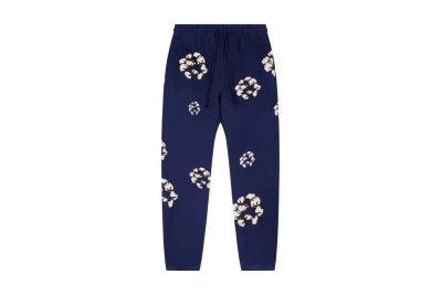 Denim Tears x CPFM Cactus Tears Wreath Sweatpants Purple 01