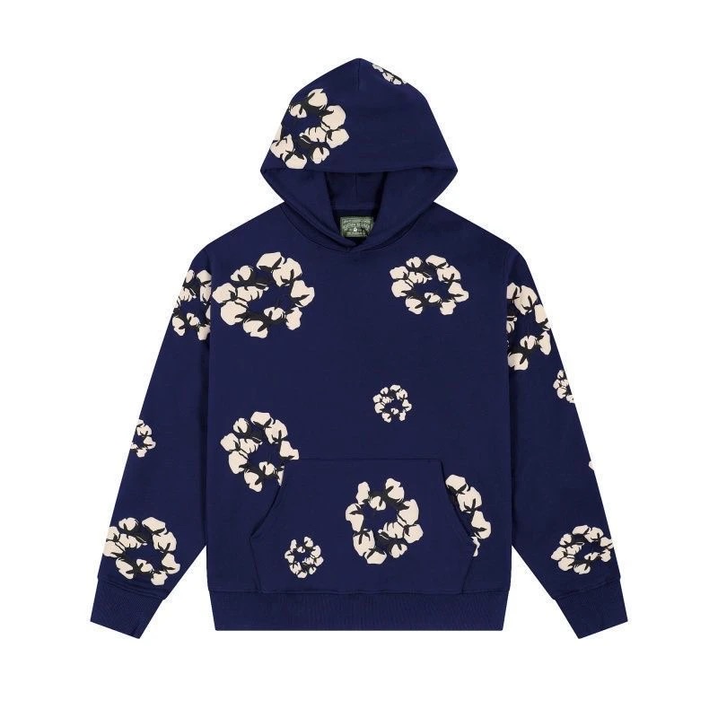 Denim Tears x CPFM Cactus Tears Wreath Hoodie Purple