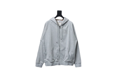 Brand Fordson melange grey hoodie 01